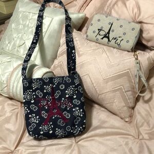 Crossbody bag, mini and wallet set